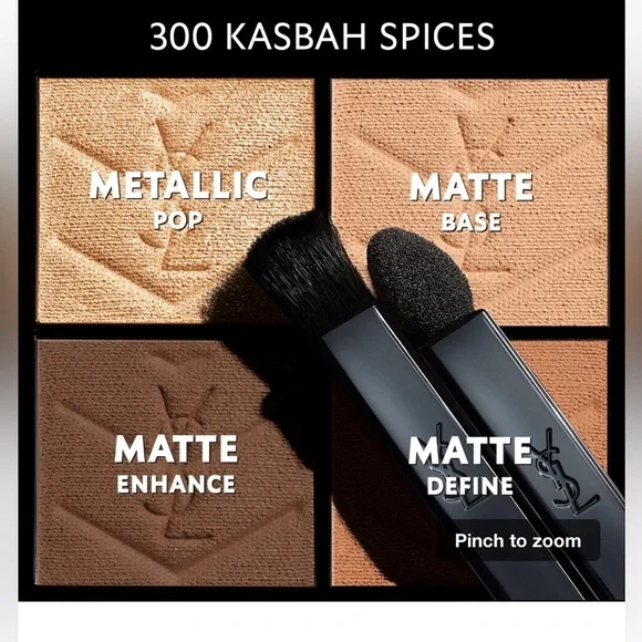 Yves Saint Laurent Couture Eyeshadow Palette Gold and Brown YSL